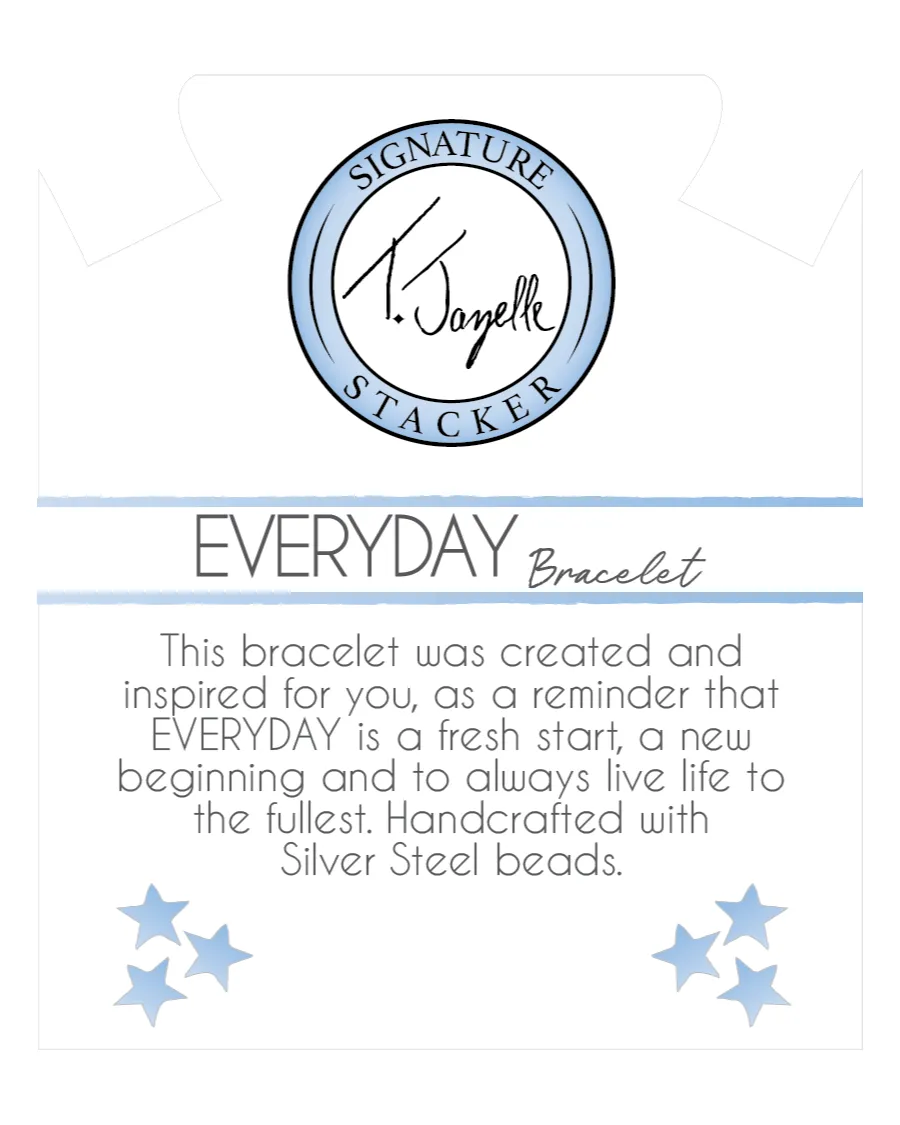 Defining Bracelet- Everyday Bracelet with Silver Steel Beads sold by Boston Proper product image thumbnail 2