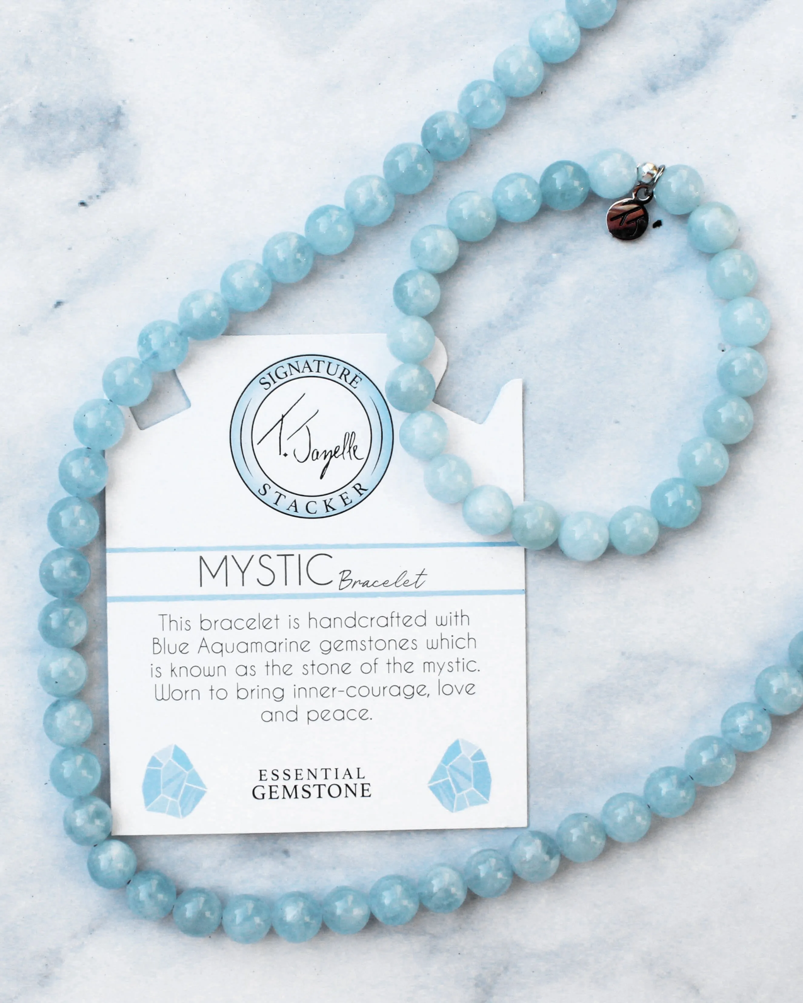 Defining Bracelet- Mystic Bracelet with Blue Aquamarine Gemstones sold by Boston Proper product image thumbnail 4