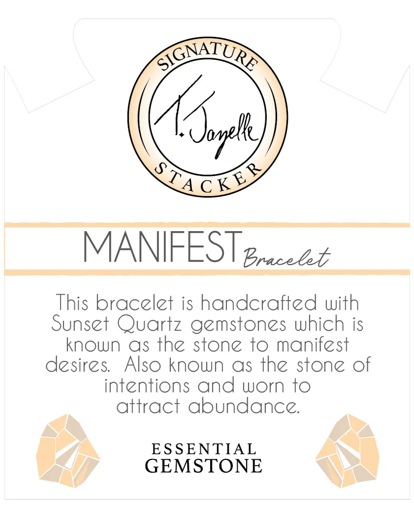 Defining Bracelet-Manifest Bracelet with Sunset Quartz Gemstones sold by Boston Proper product image thumbnail 2