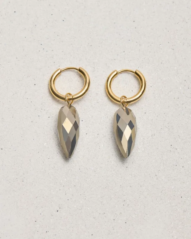 PYRITE ADRIANA EARRINGS sold by Boston Proper