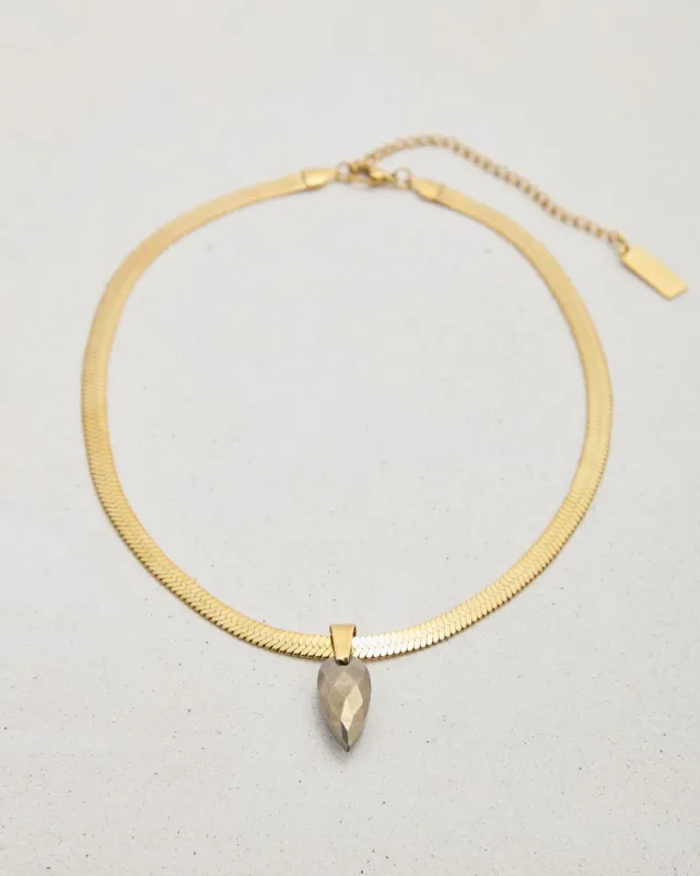 PYRITE ADRIANA NECKLACE sold by Boston Proper