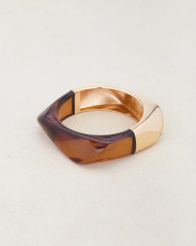 LOUVRE BANGLE BROWN made by Boston Proper