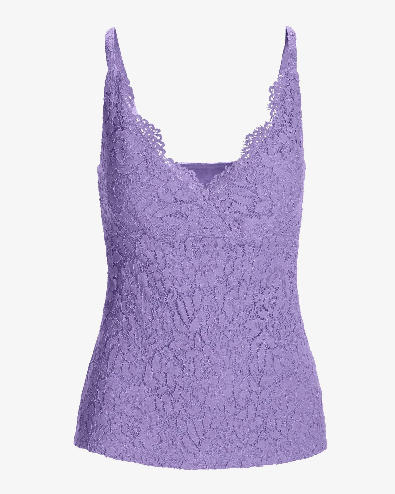 All Over Lace Tank Violet Tulip sold by Boston Proper product image thumbnail 2