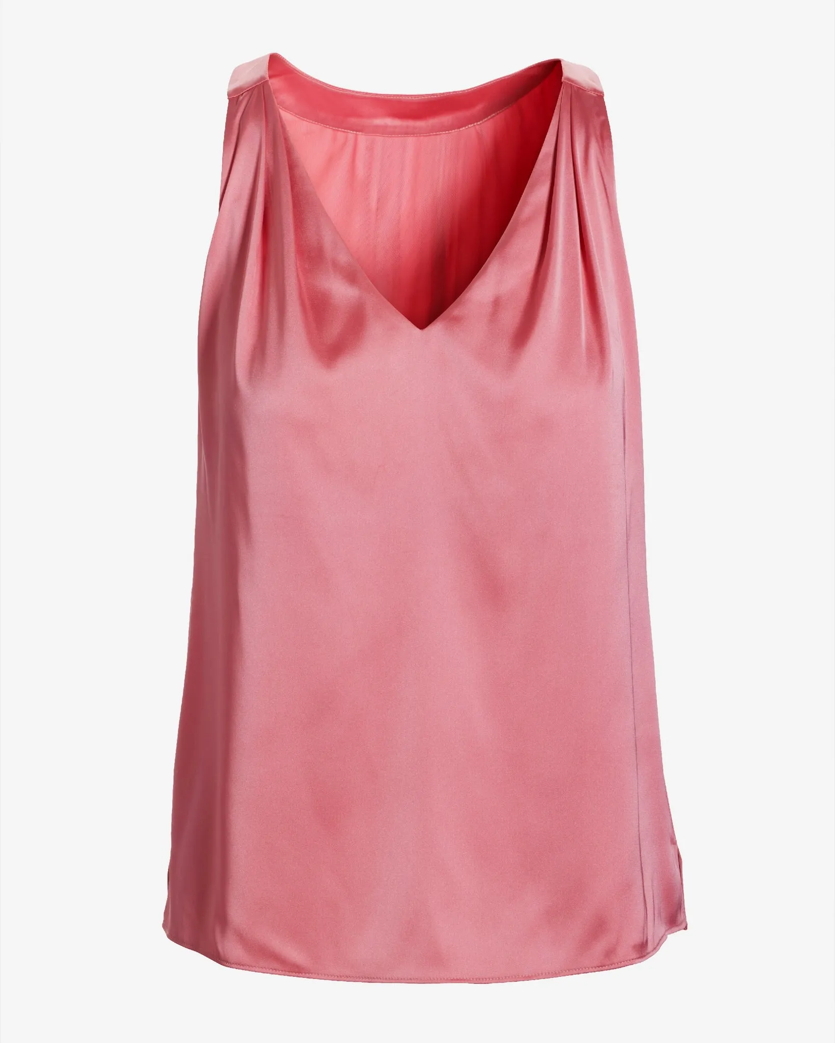 Nikki V-Neck Charmeuse Blouse Morning Glory sold by Boston Proper product image thumbnail 2