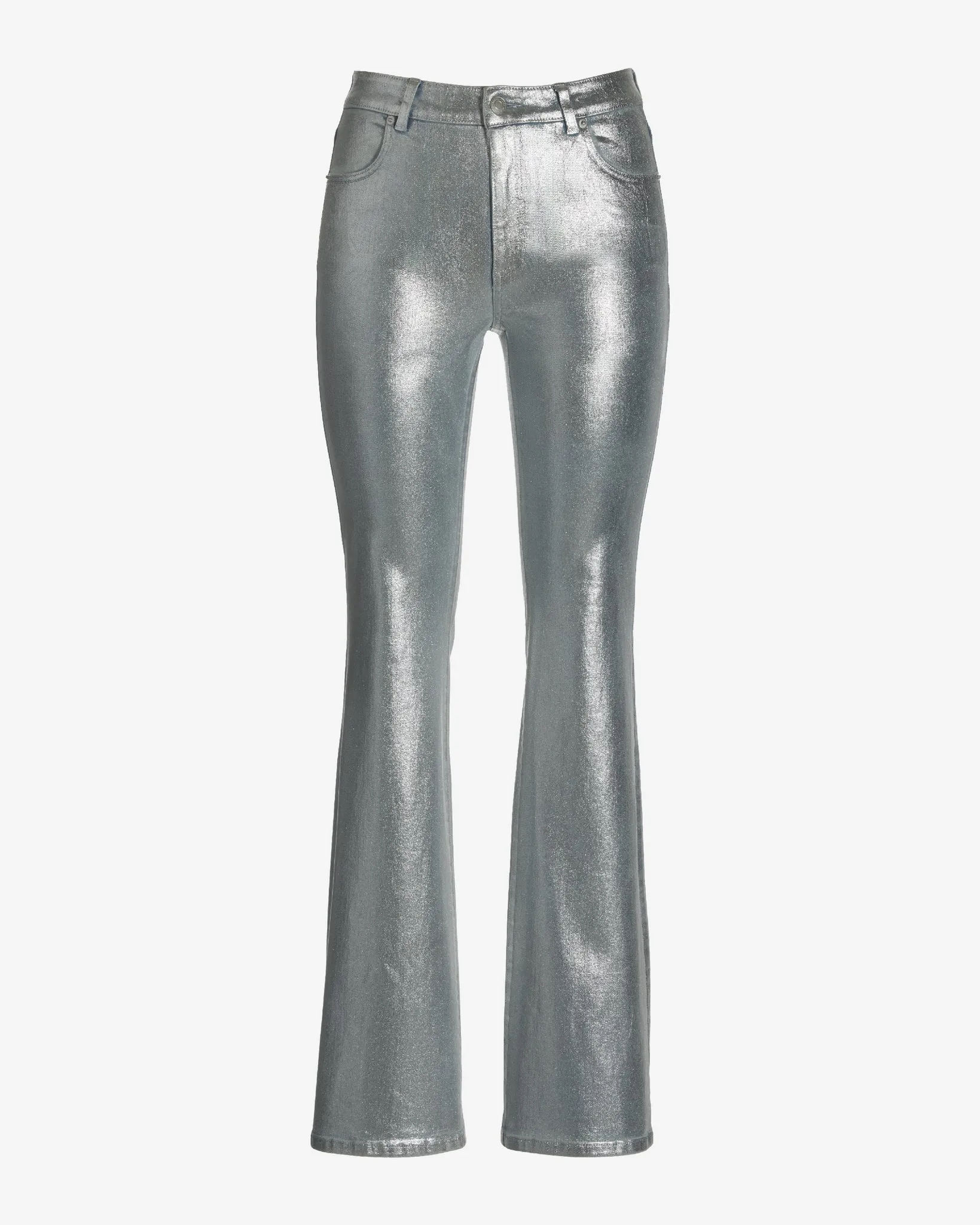 Monterey Silver Metallic Jean Light Wash/Silver sold by Boston Proper product image thumbnail 2