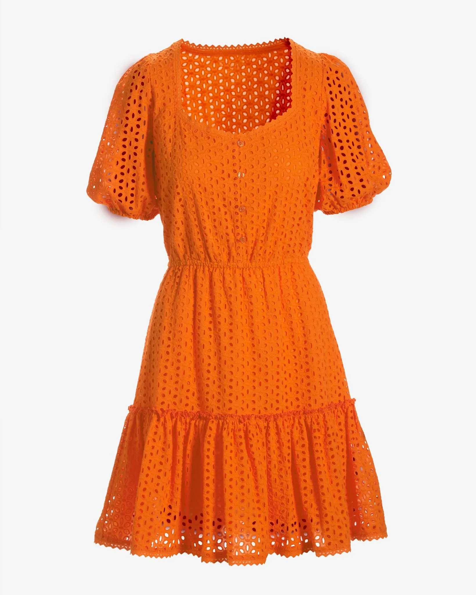 Eyelet A Line Dress Golden Poppy sold by Boston Proper product image thumbnail 2