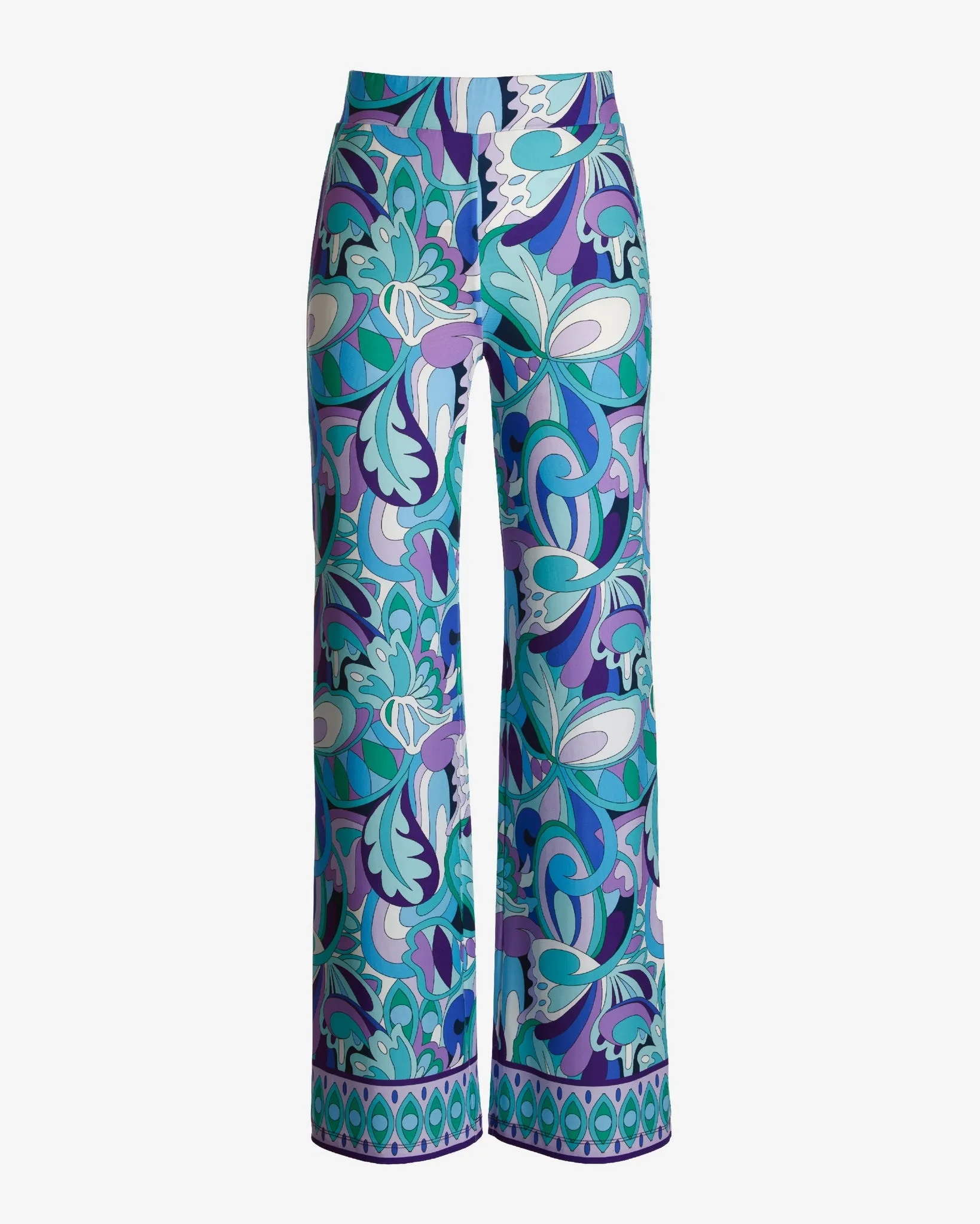 Malibu Print Wide Leg Pant Maldives Abstract sold by Boston Proper product image thumbnail 2