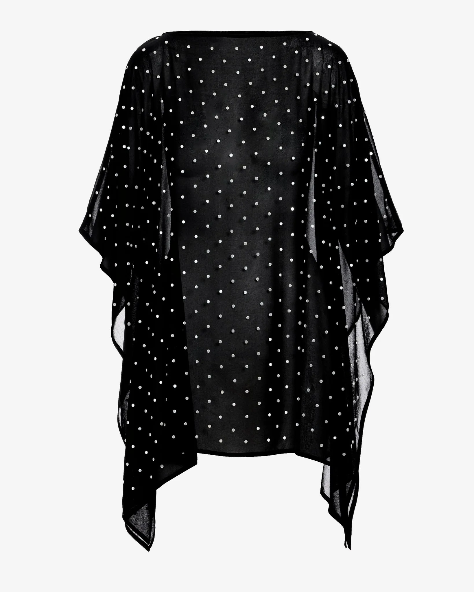 Studded Mesh Tie Cover Up Black sold by Boston Proper product image thumbnail 2