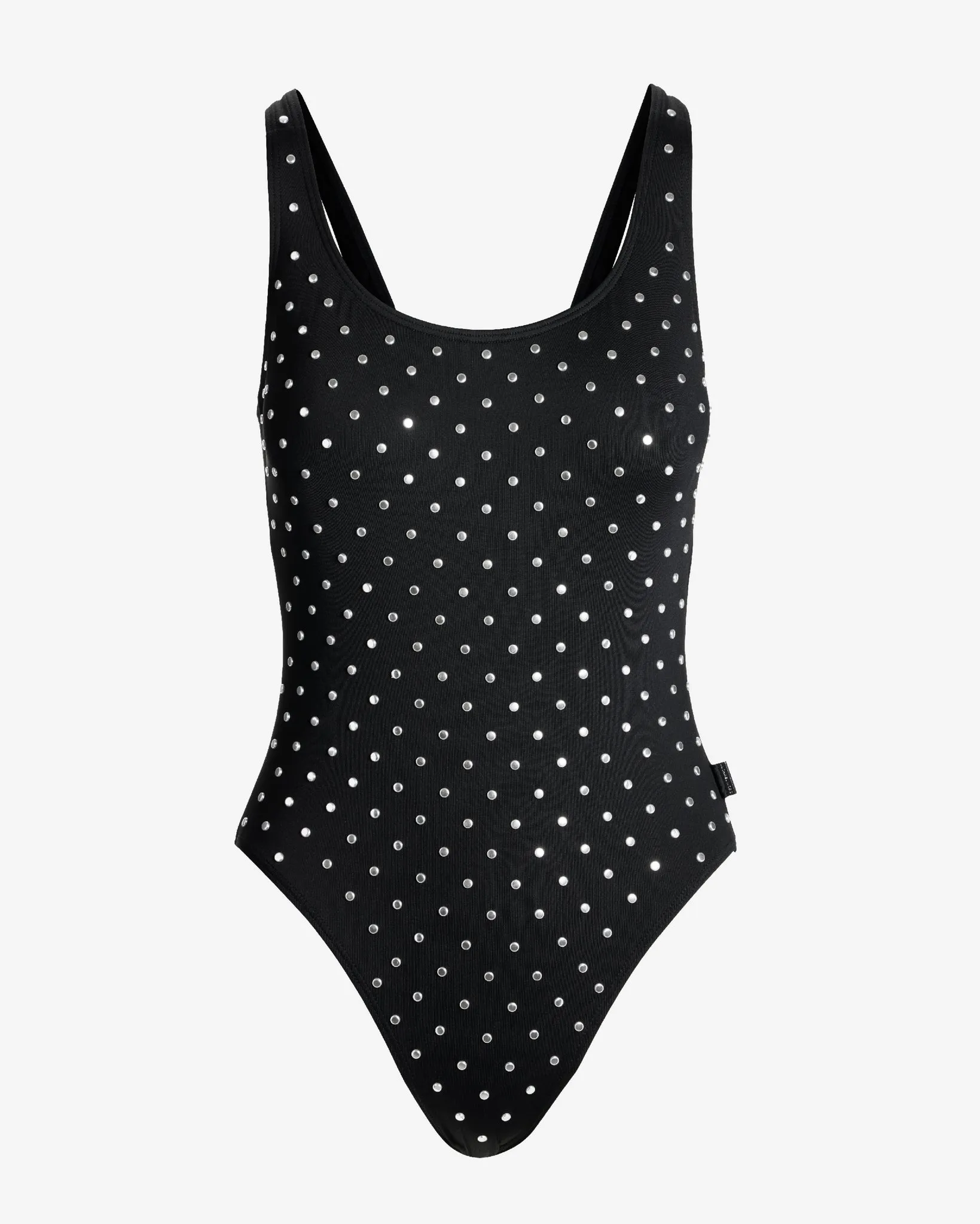 Studded Scoop Neck One Piece Black sold by Boston Proper product image thumbnail 2