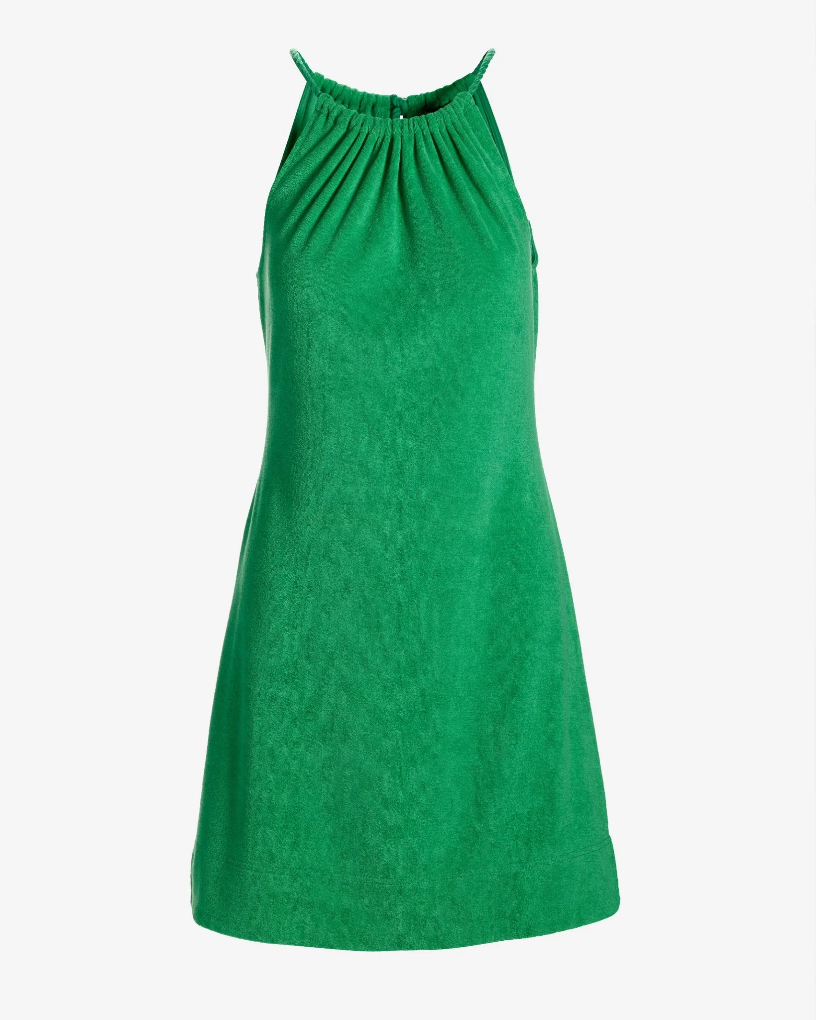 Beach Terry High Neck Dress Bright Green sold by Boston Proper product image thumbnail 2