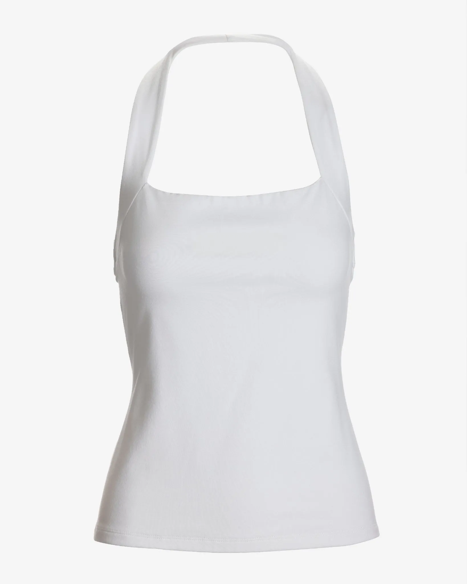 So Sexy Halter Knit Top Pure White sold by Boston Proper product image thumbnail 2
