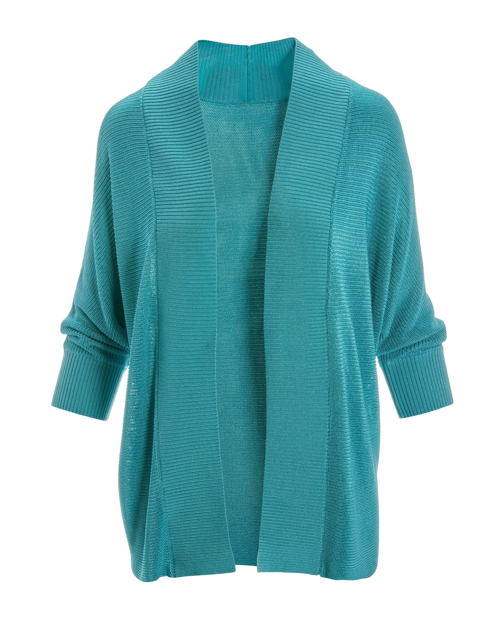 Short Effortless Cardigan Sweater Blue Radiance sold by Boston Proper product image thumbnail 2