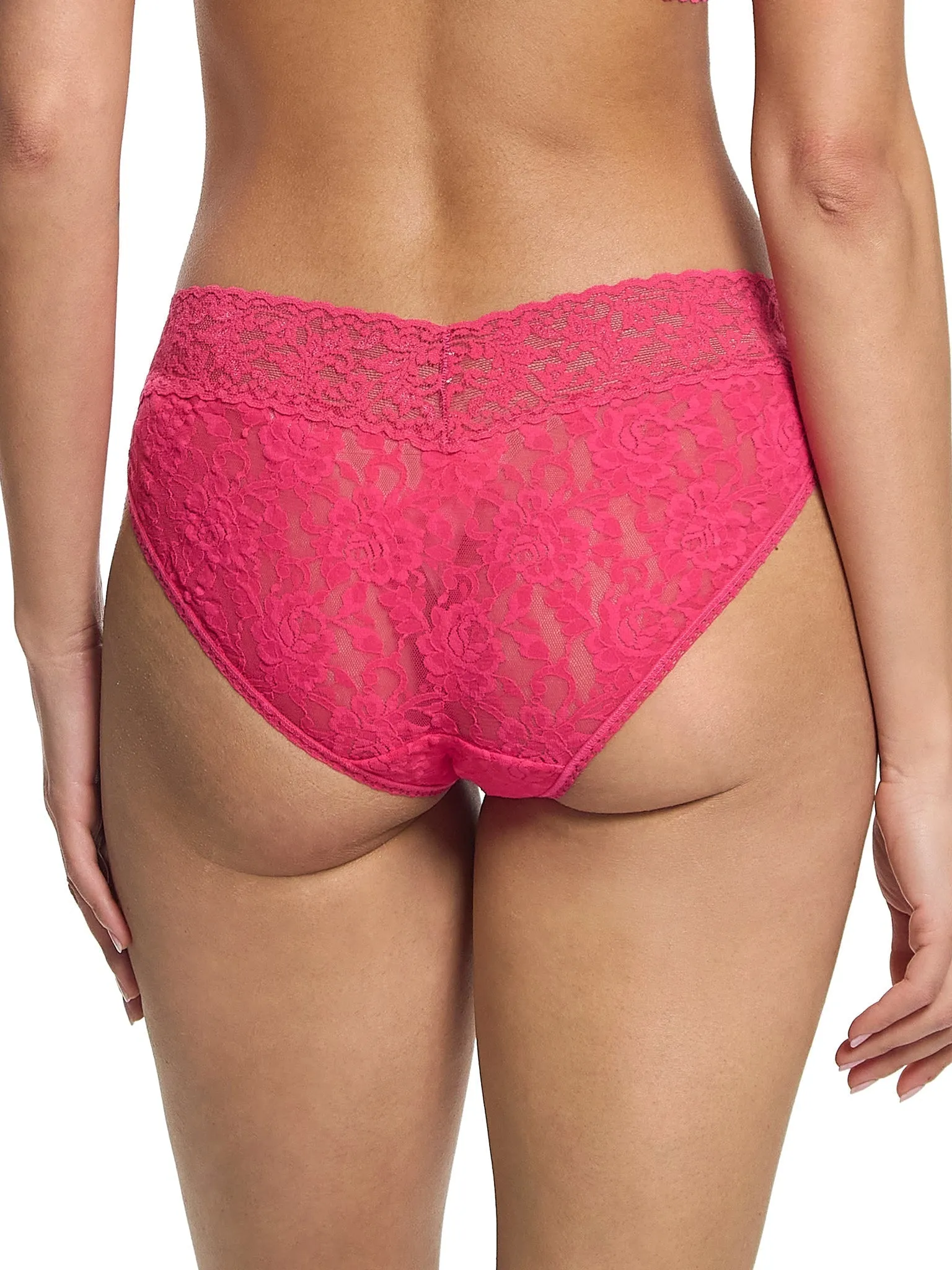 Signature Lace V-Kini Sweet Tart Pink Sale sold by Boston Proper product image thumbnail 2