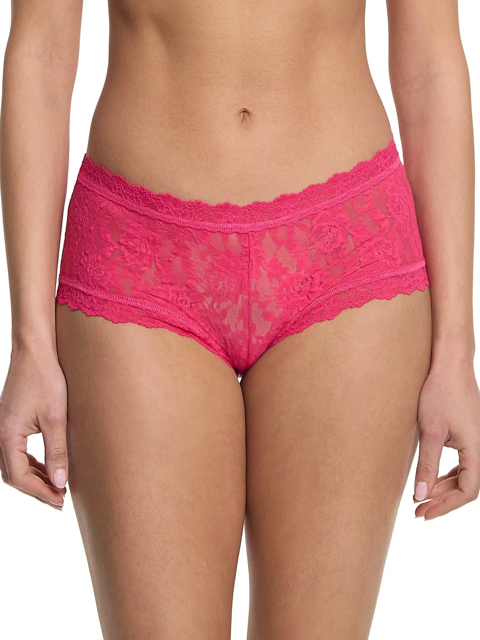 Signature Lace® Boyshort Sweet Tart Pink Sale sold by Boston Proper