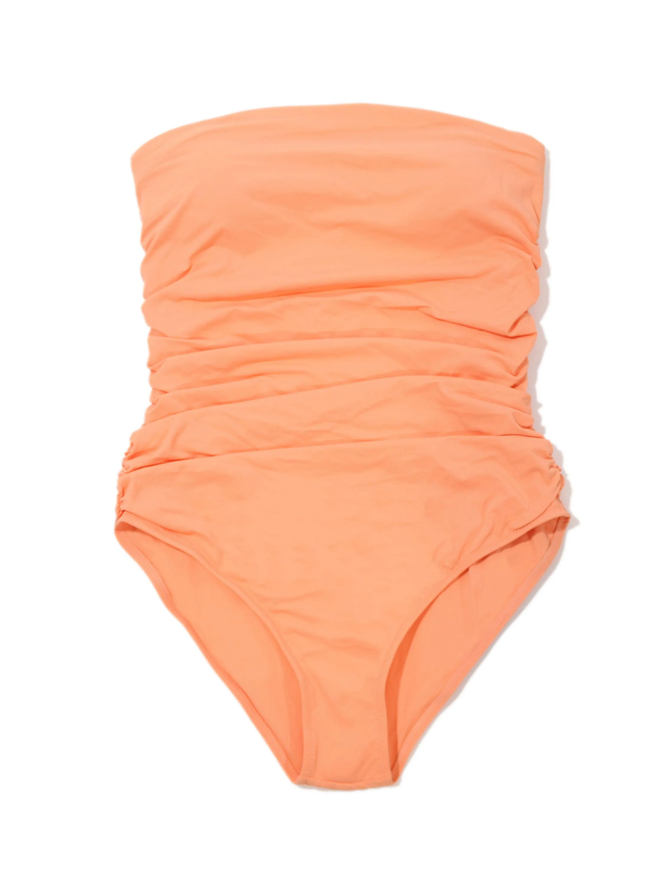 Bandeau One Piece Swimsuit Florence Orange sold by Boston Proper product image thumbnail 2