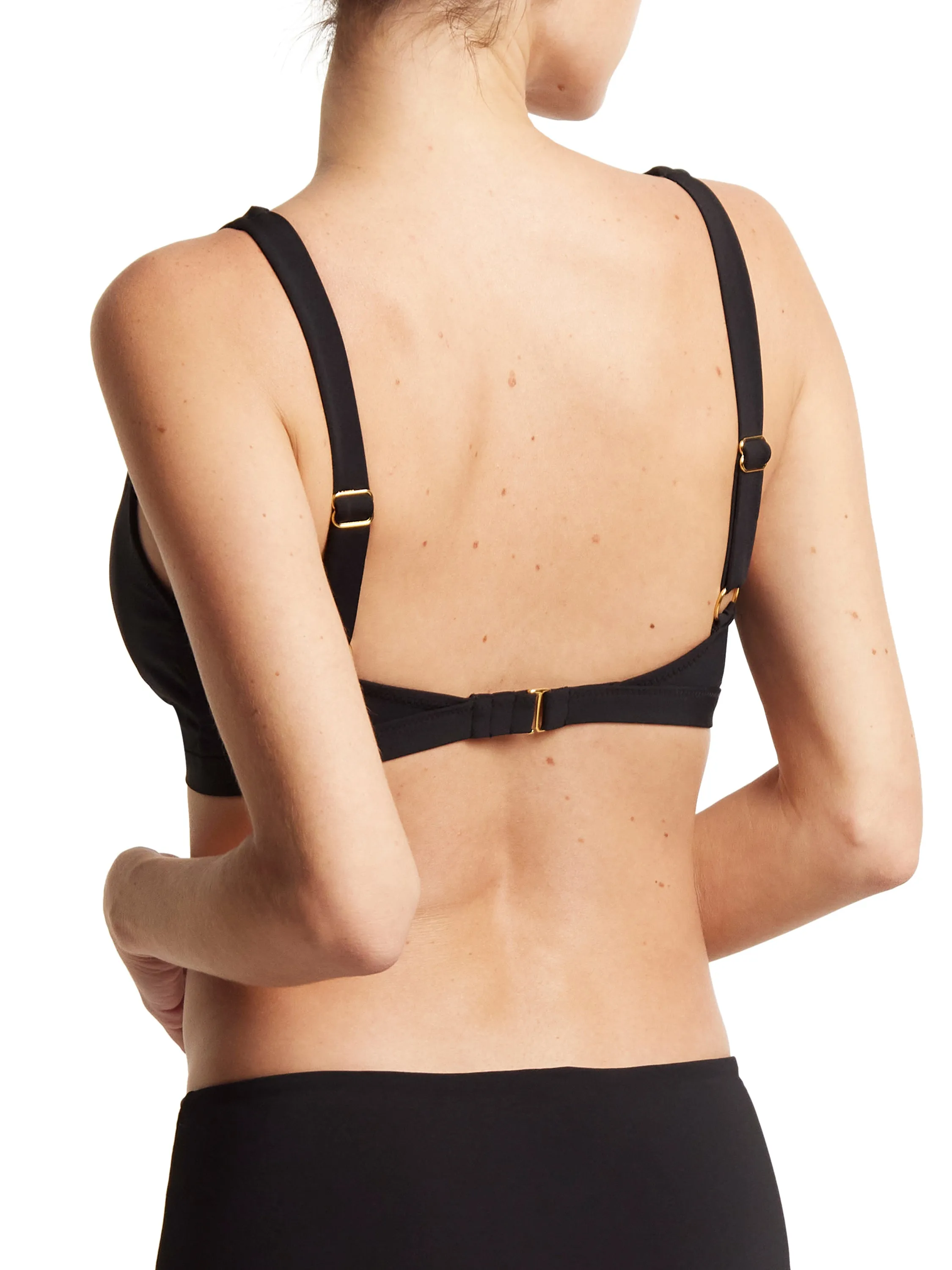 Plunge Swim Top Black sold by Boston Proper product image thumbnail 3