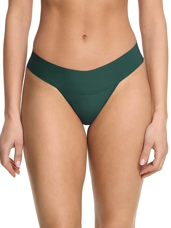 BreatheSoft® Natural Rise Thong Great Heights Green Sale sold by Boston Proper