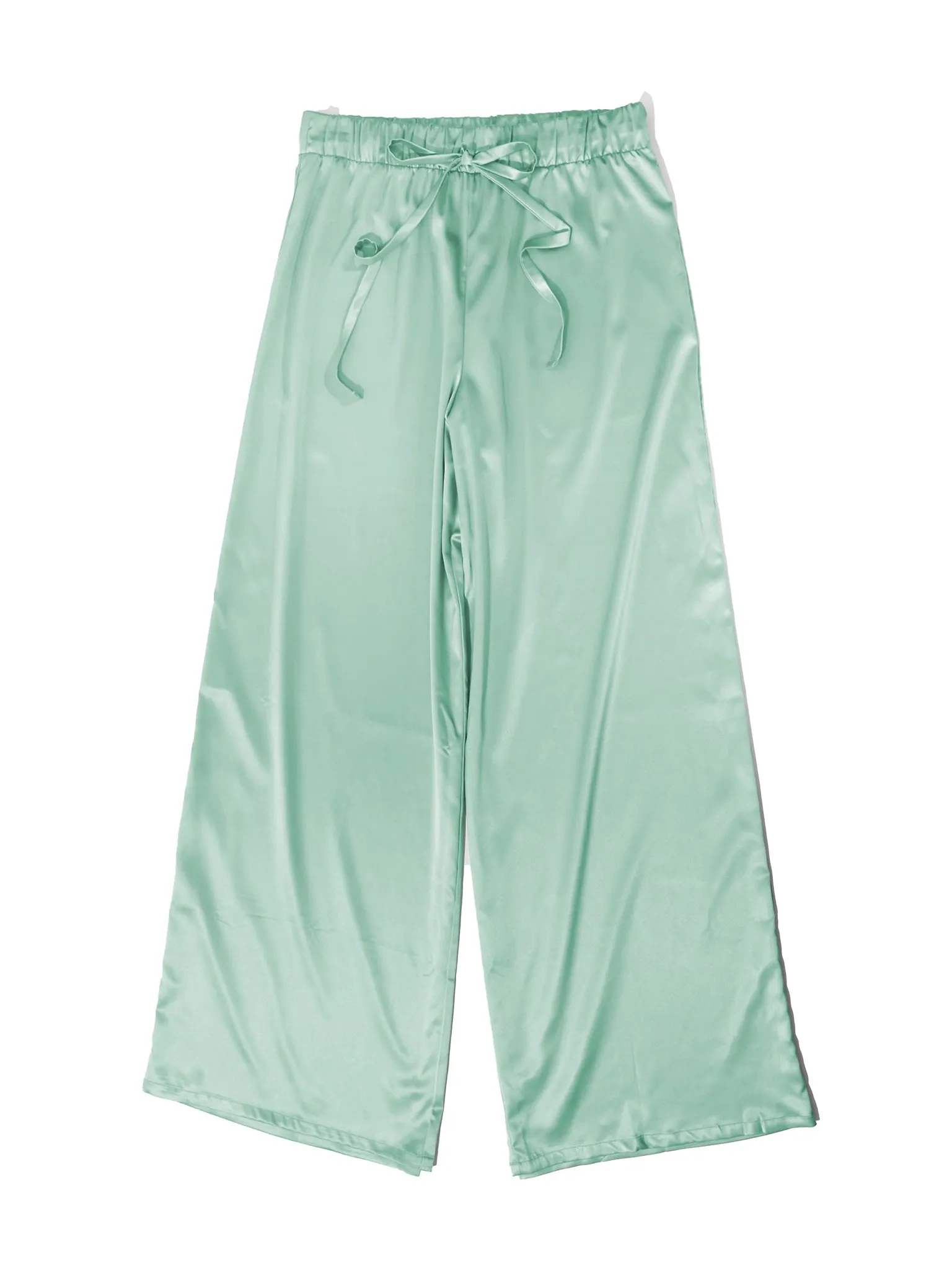 Satin Sleep Pant Green Tea sold by Boston Proper product image thumbnail 5