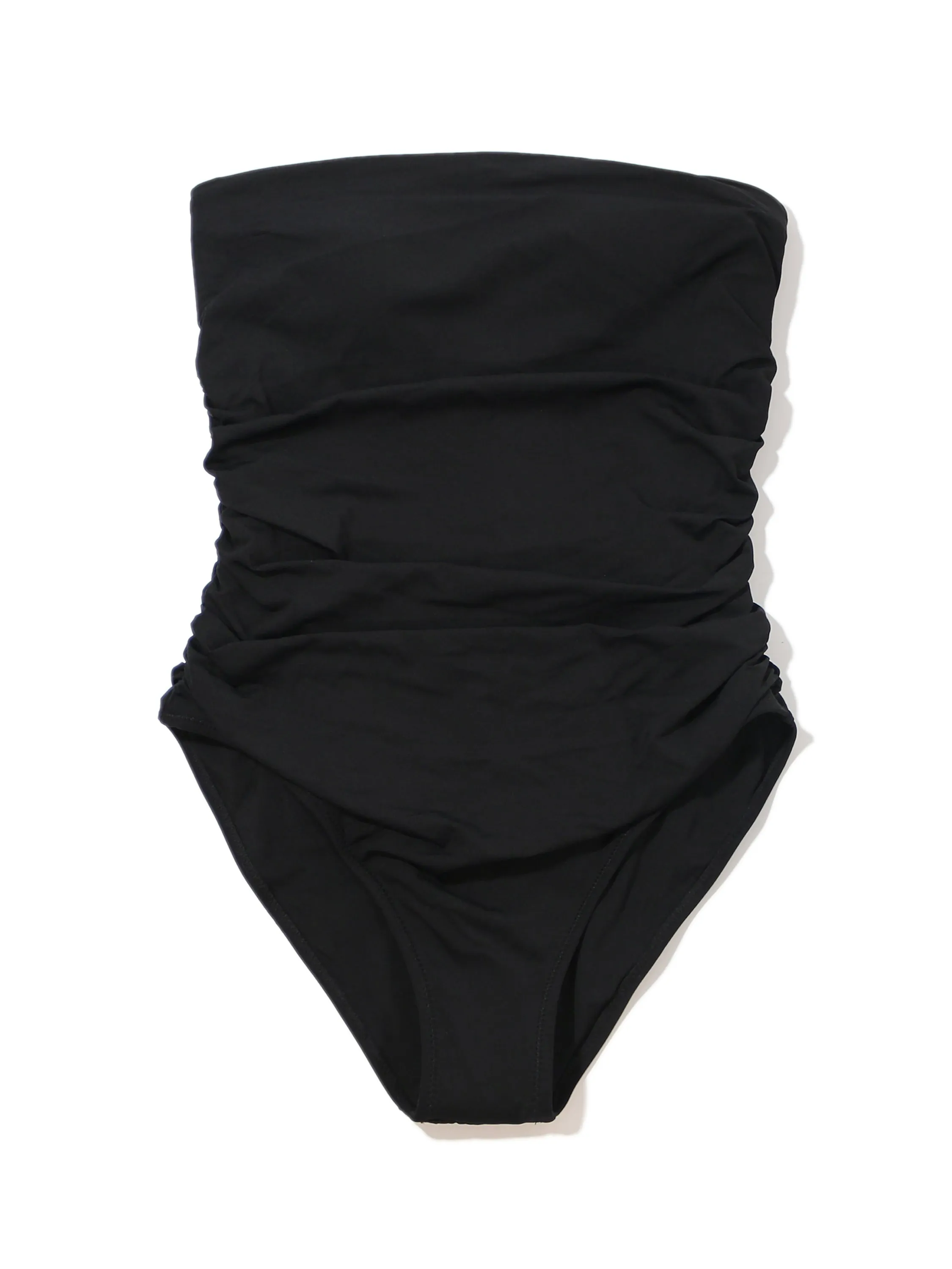 Bandeau One Piece Swimsuit Black sold by Boston Proper product image thumbnail 2
