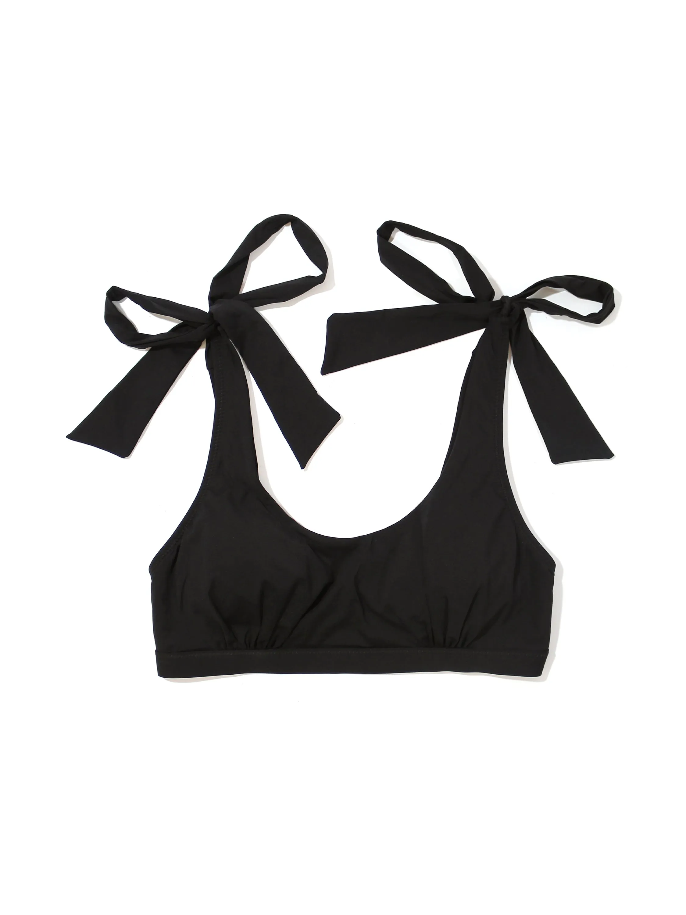 Scoop Neck Swim Top Black sold by Boston Proper product image thumbnail 2