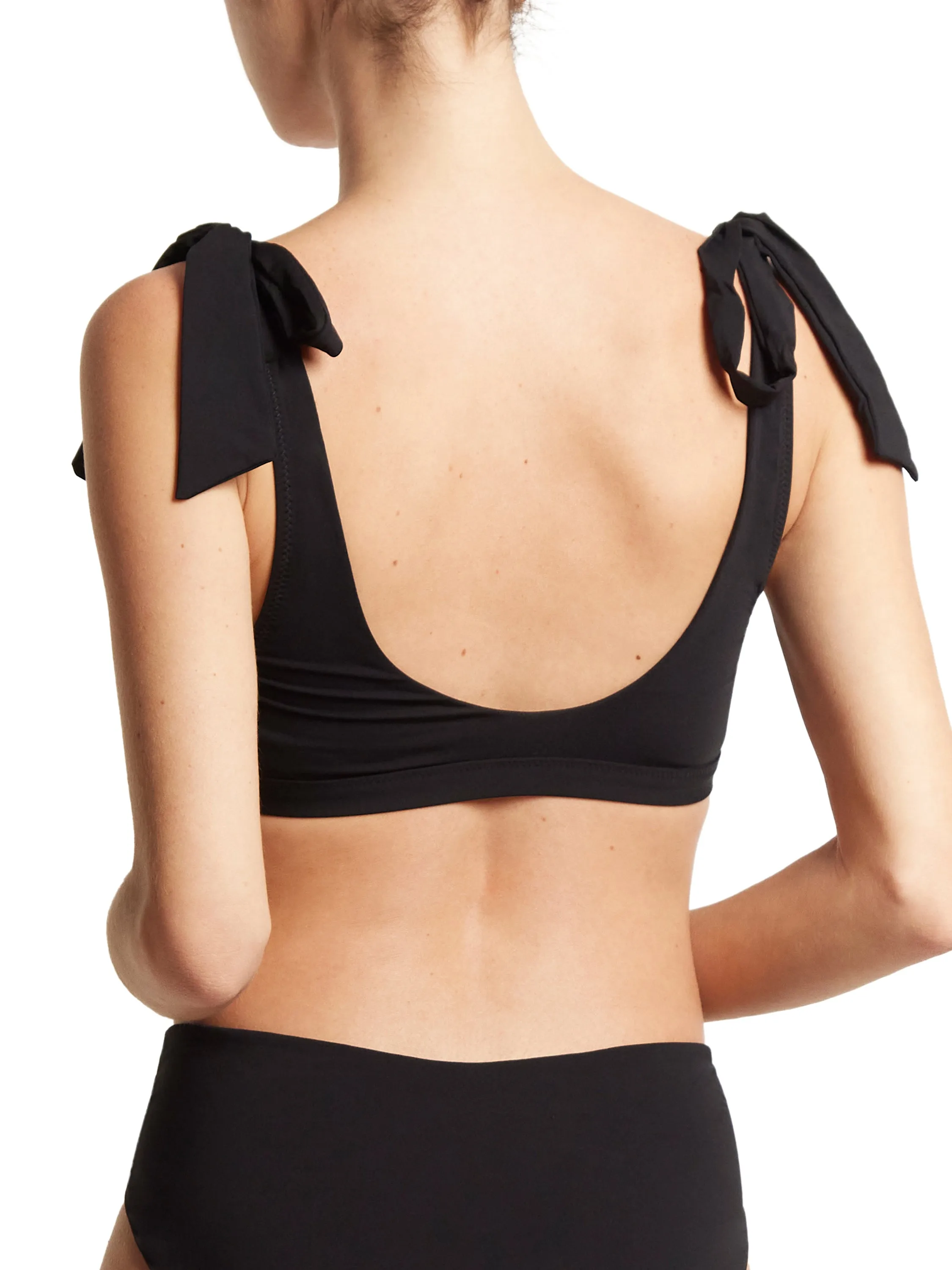 Scoop Neck Swim Top Black sold by Boston Proper product image thumbnail 3