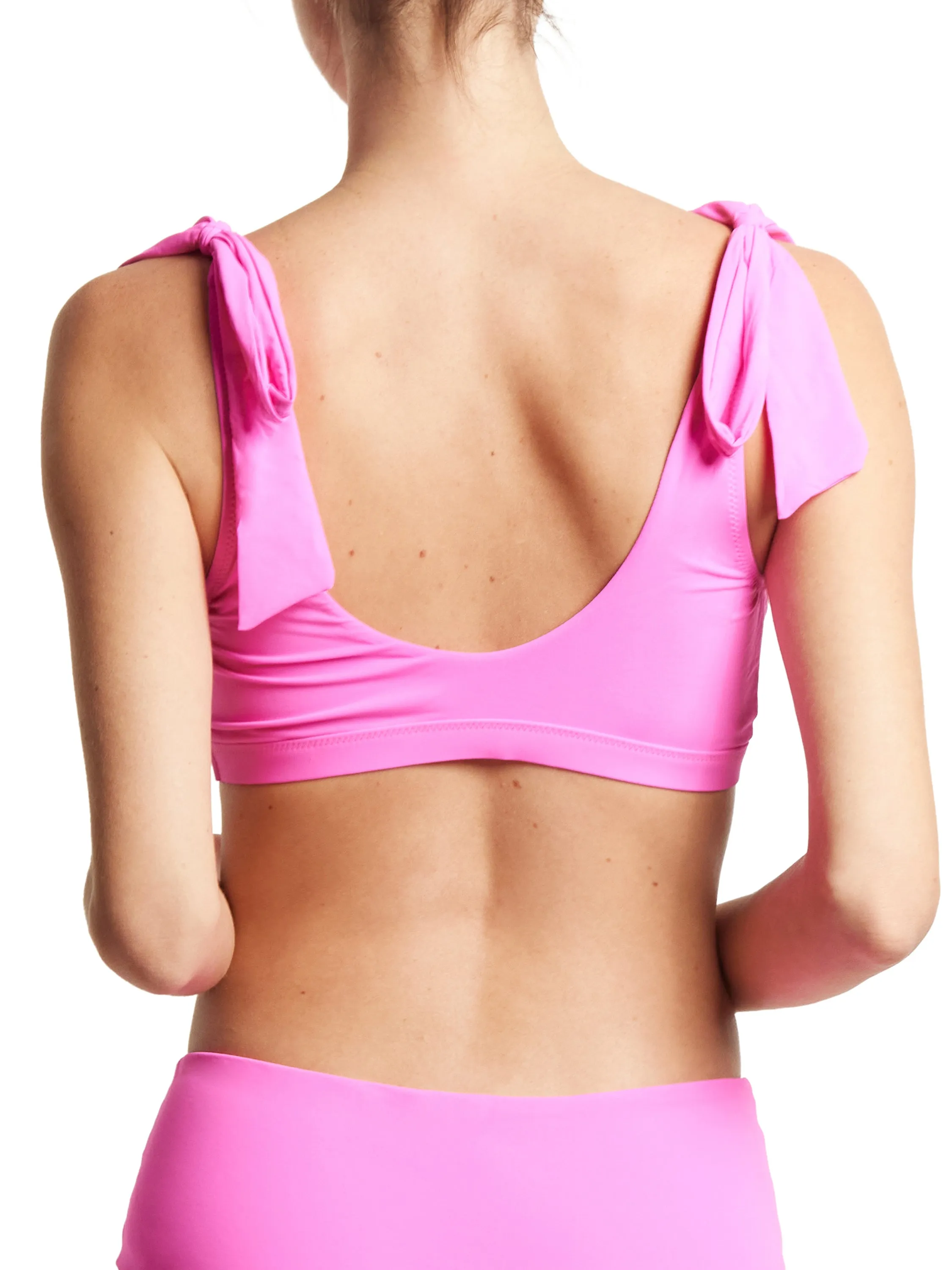 Scoop Neck Swim Top Unapologetic Pink sold by Boston Proper product image thumbnail 3