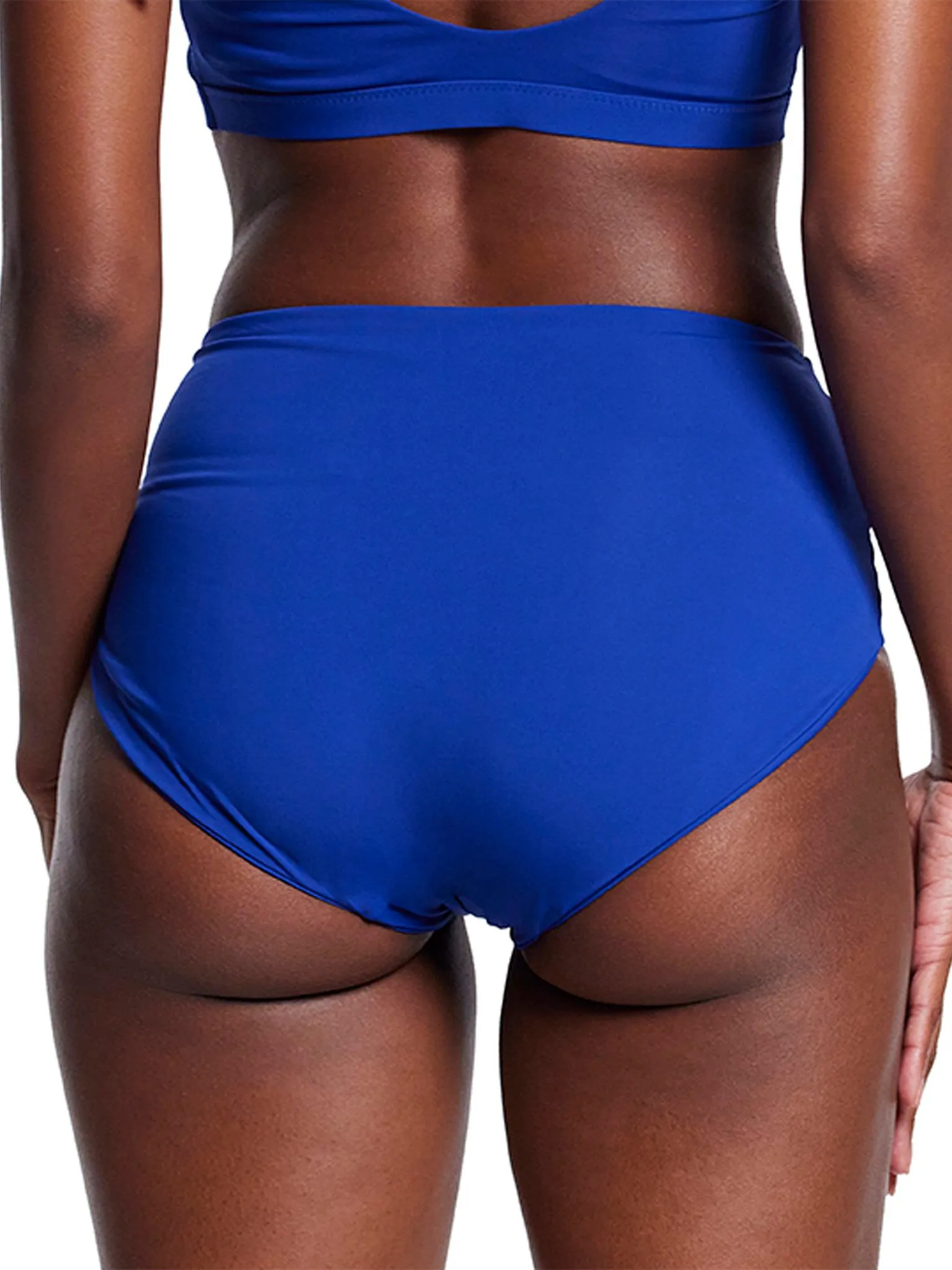 French Brief Swimsuit Bottom Poolside Blue sold by Boston Proper product image thumbnail 2