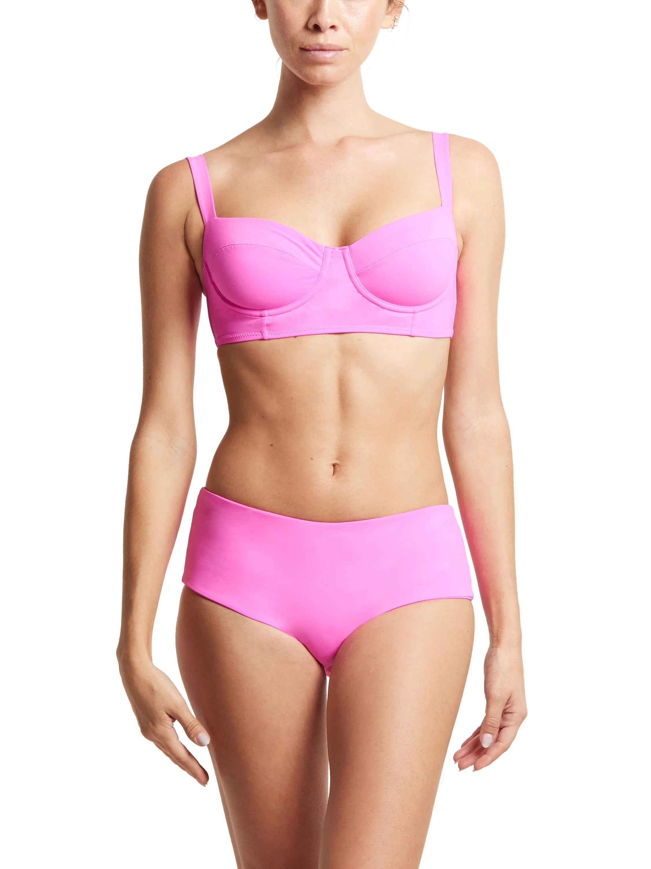 Balconette Bikini Swimsuit Top Unapologetic Pink sold by Boston Proper product image thumbnail 3