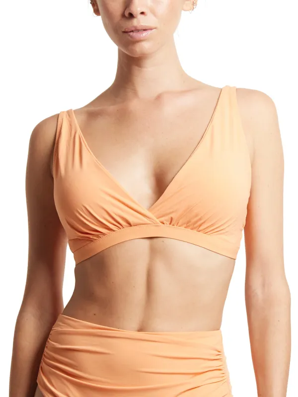 Plunge Swim Top Florence Orange sold by Boston Proper