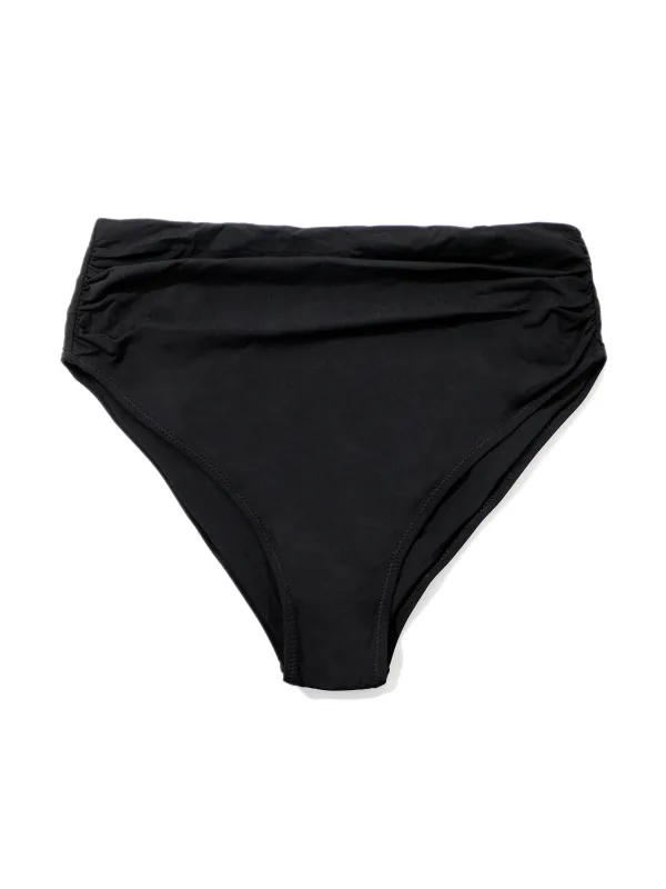 High Rise Cheeky Swimsuit Bottom Black sold by Boston Proper