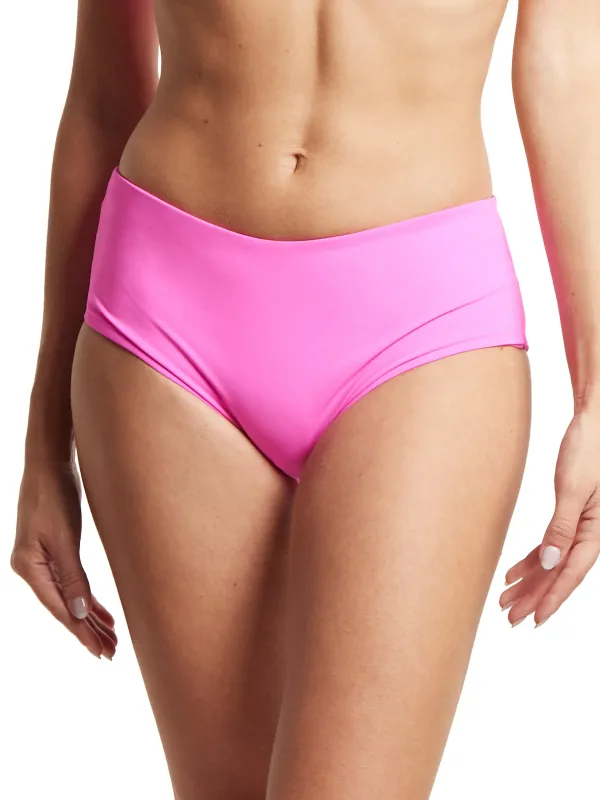 Boyshort Swimsuit Bottom Unapologetic Pink sold by Boston Proper