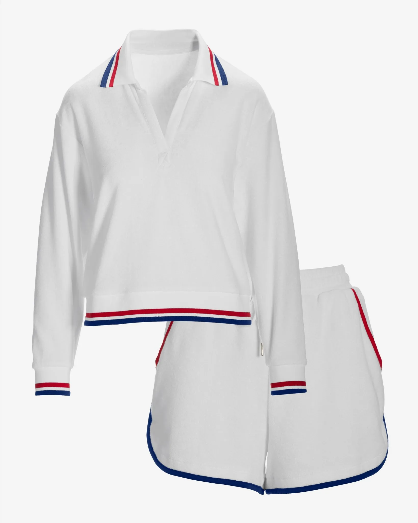 Striped Border Sport Set White Multi sold by Boston Proper product image thumbnail 2