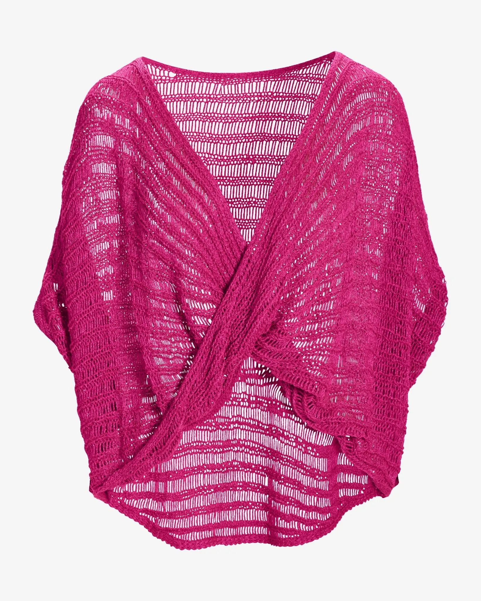 Metallic Twist Sweater Poncho Blossom sold by Boston Proper product image thumbnail 2