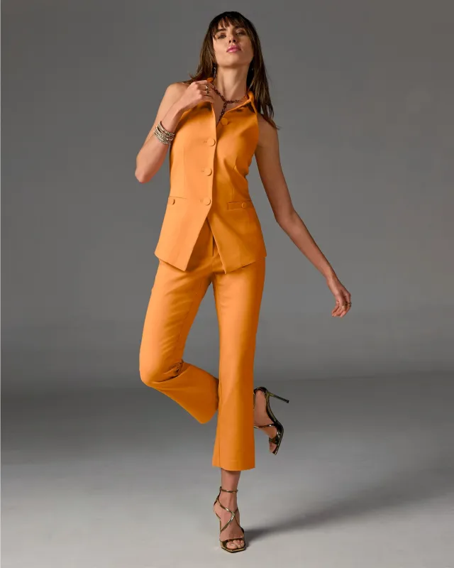Monterey Modern Bootcut Kick Flare Ankle Pant Bird of Paradise sold by Boston Proper