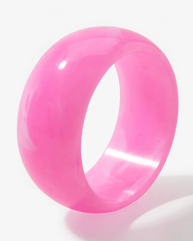 Marbled Acrylic Bangle Hot Pink sold by Boston Proper