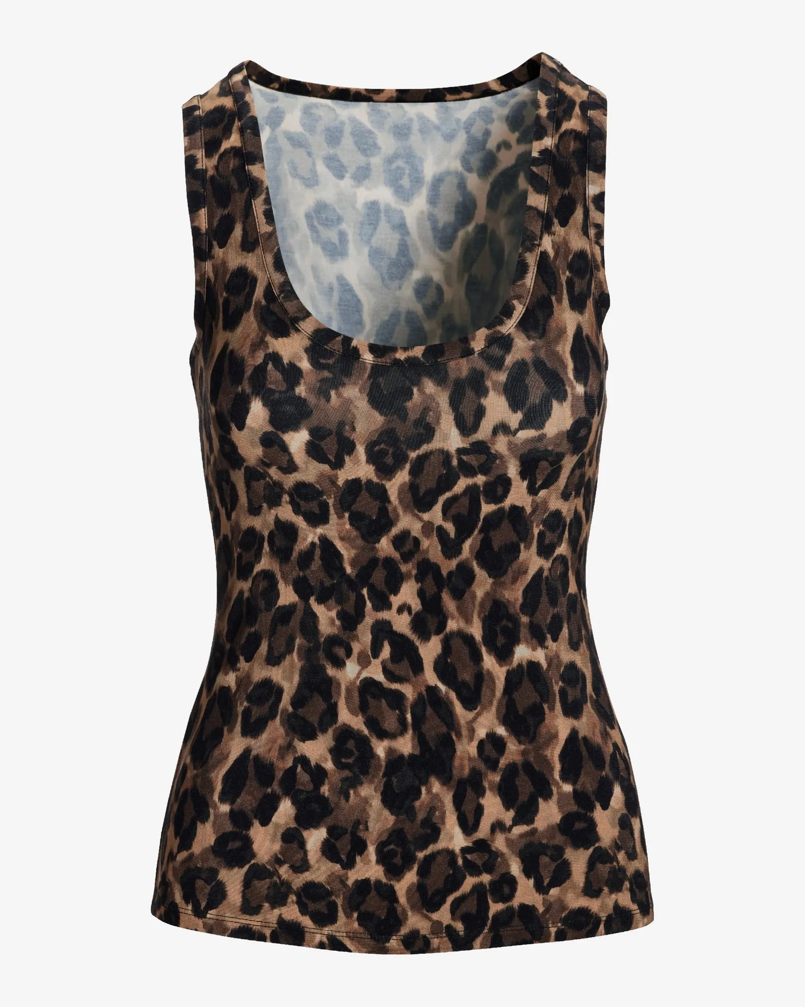Printed So Effortless Tank Top Painted Cheetah sold by Boston Proper product image thumbnail 2