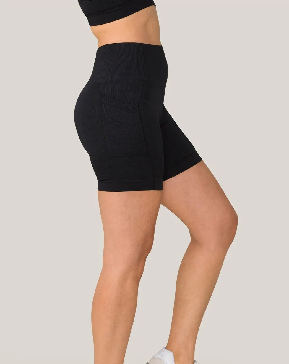 Seamless Pocket Short Black sold by Boston Proper product image thumbnail 2