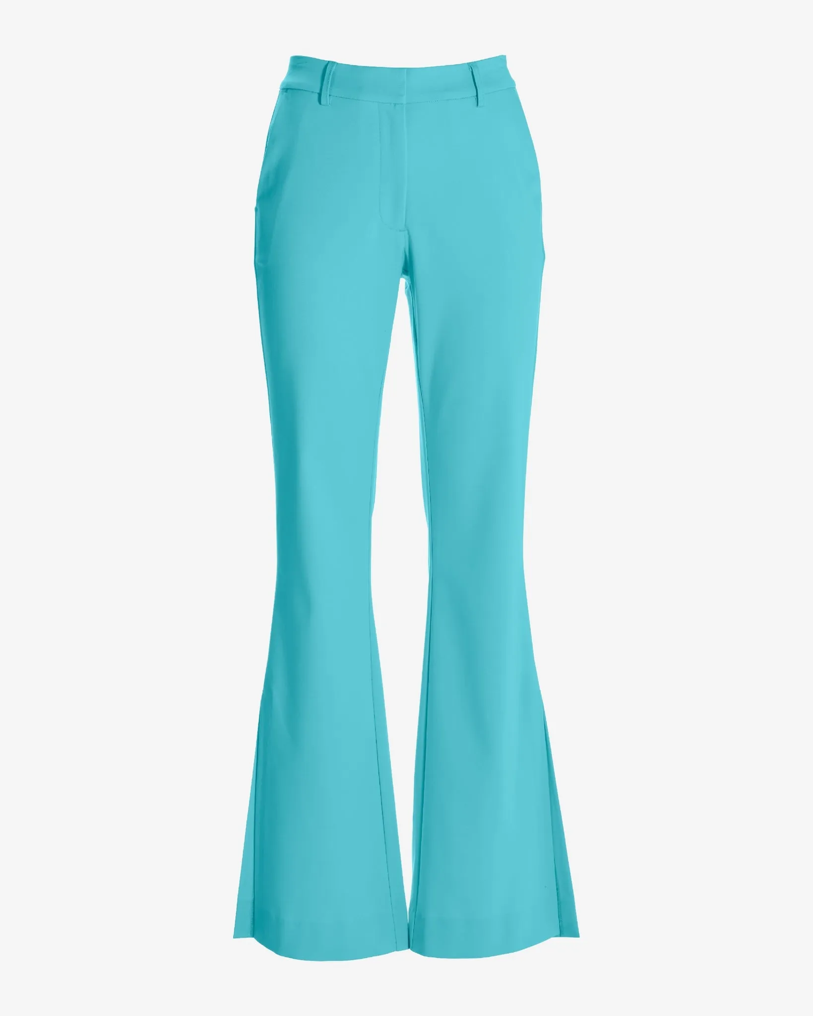 Monterey Modern Bootcut Side-Slit Trouser Pant Blue Radiance sold by Boston Proper product image thumbnail 2