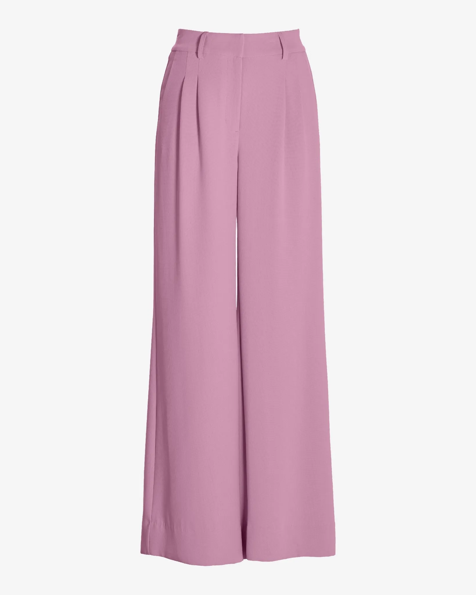 Malibu Wide Leg Effortless Drape Trouser Pant Pink Lavender sold by Boston Proper product image thumbnail 2