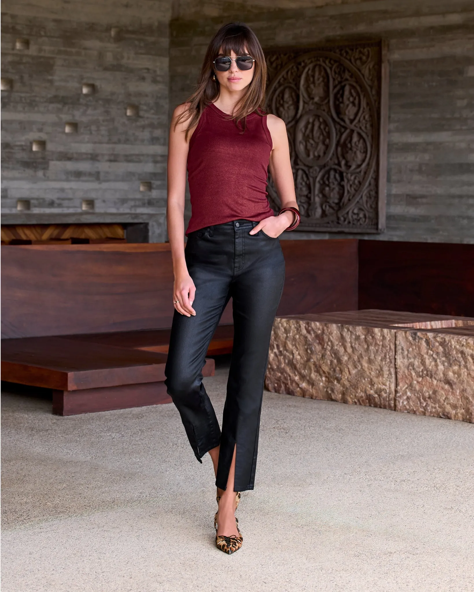 Print Sling-Back Kitten Heel Natural Multi sold by Boston Proper product image thumbnail 2