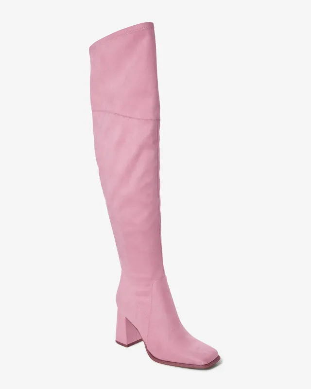 Over the Knee Square Toe Boot Pink sold by Boston Proper