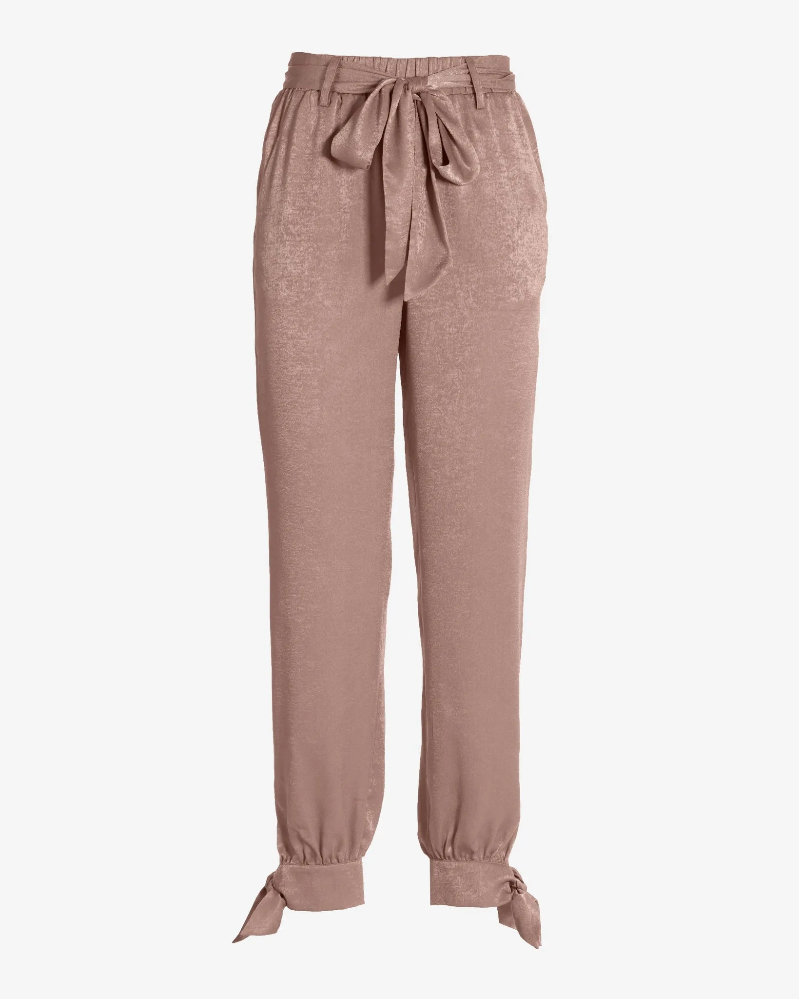Satin Jogger Pant Champagne sold by Boston Proper product image thumbnail 2