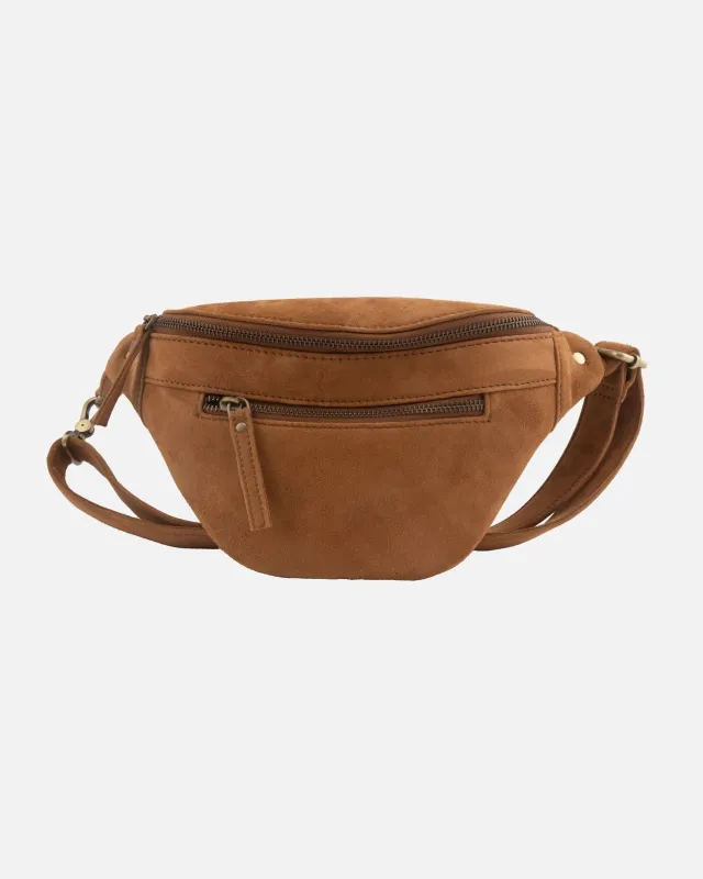 Belle | Suede Leather Belt Bag sold by Boston Proper