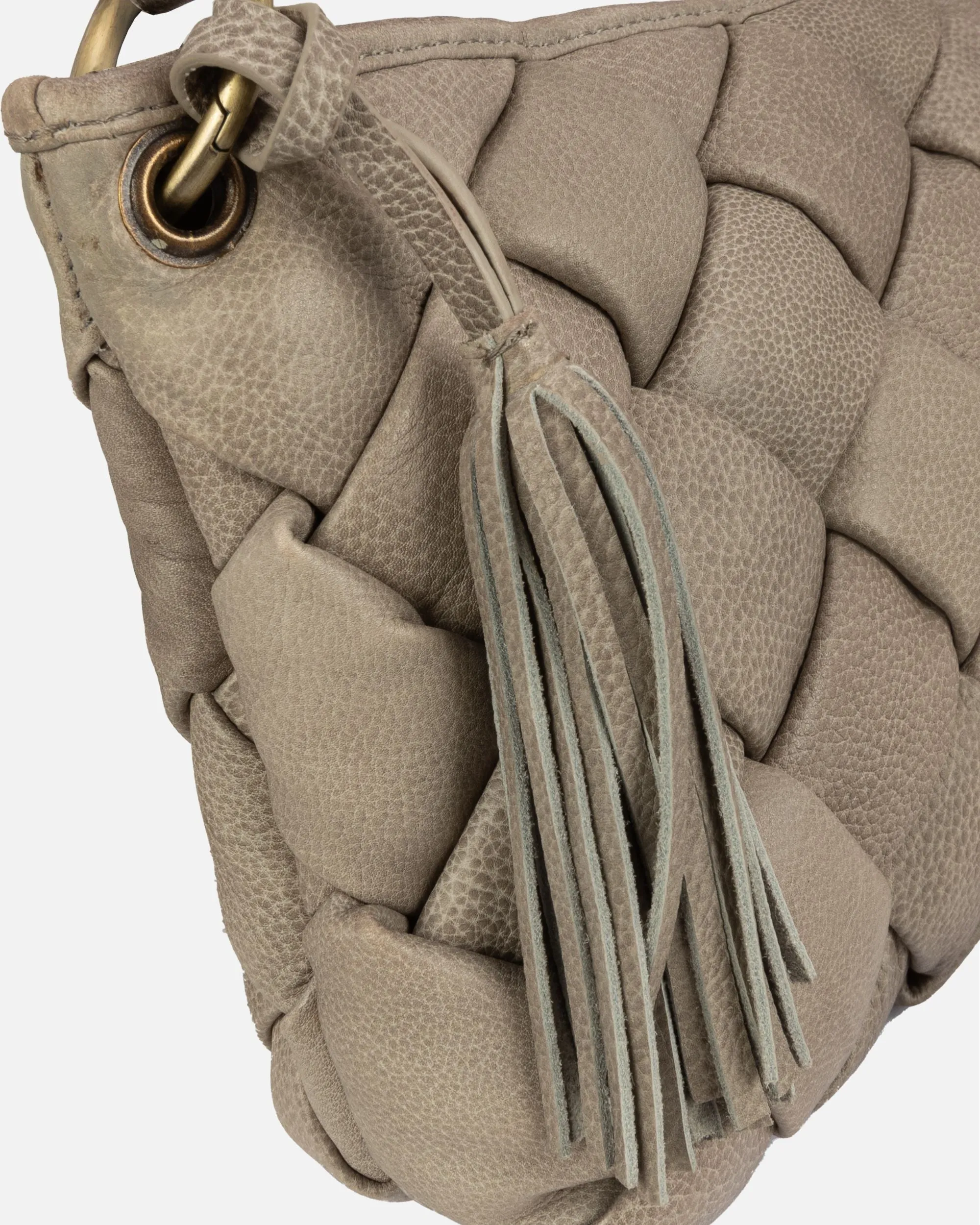 Wang | Woven Leather Shoulder Bag sold by Boston Proper product image thumbnail 5
