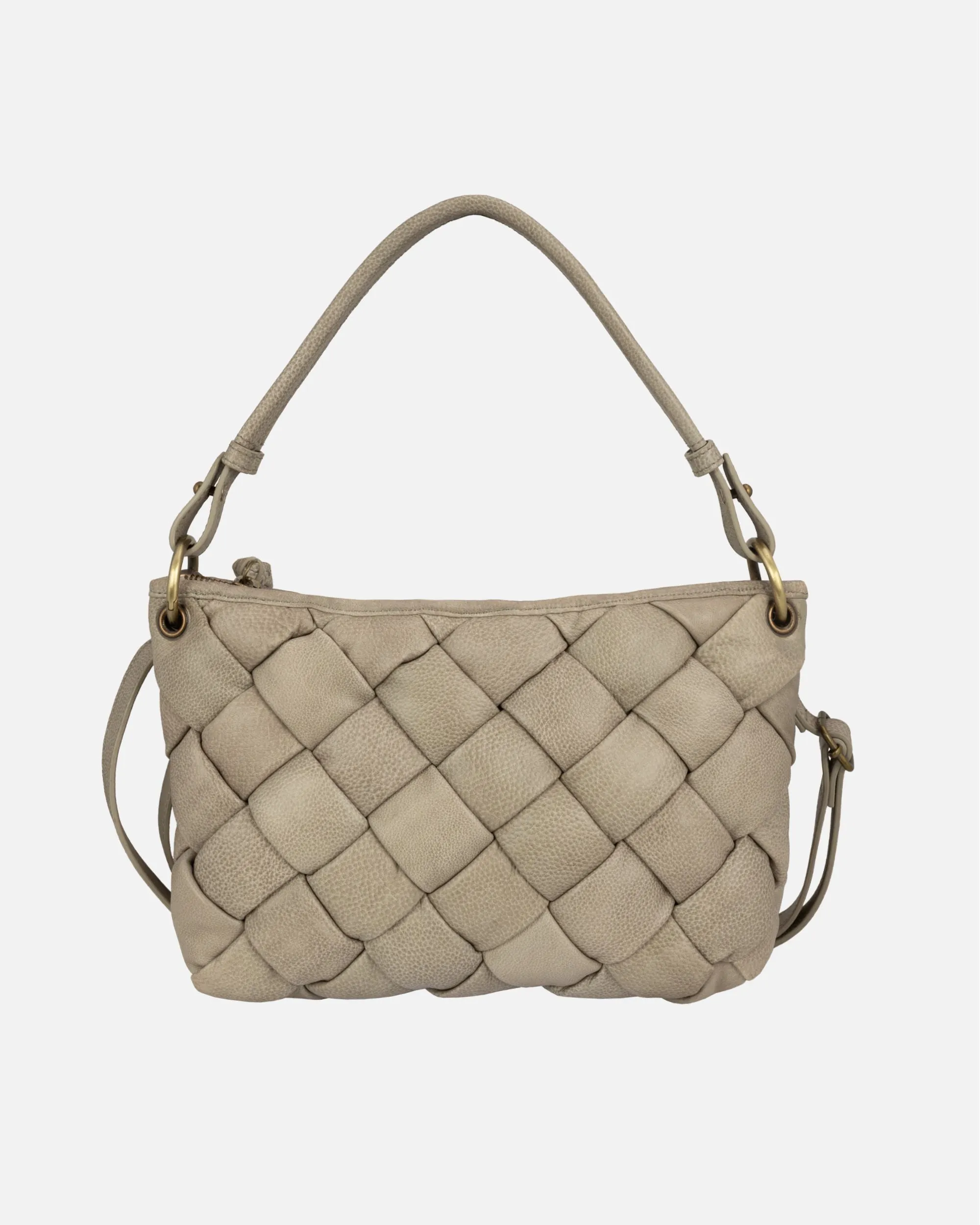 Wang | Woven Leather Shoulder Bag sold by Boston Proper product image thumbnail 4