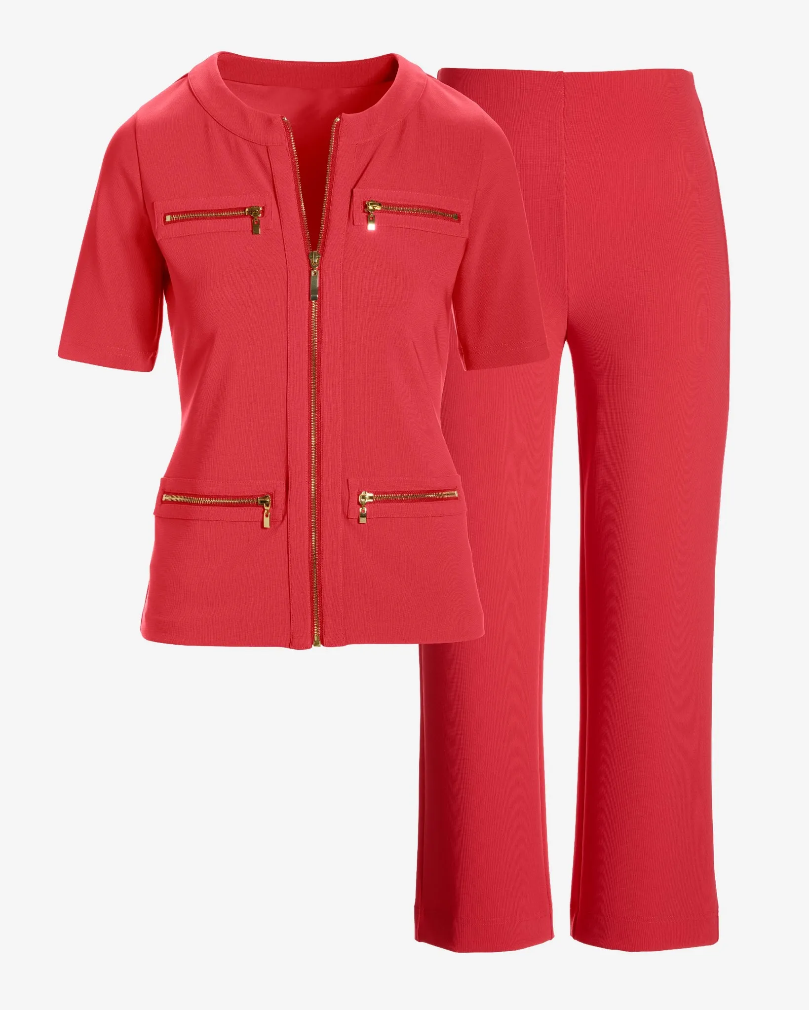 Beyond Travel Cropped Chic Coordinates Cayenne sold by Boston Proper product image thumbnail 2