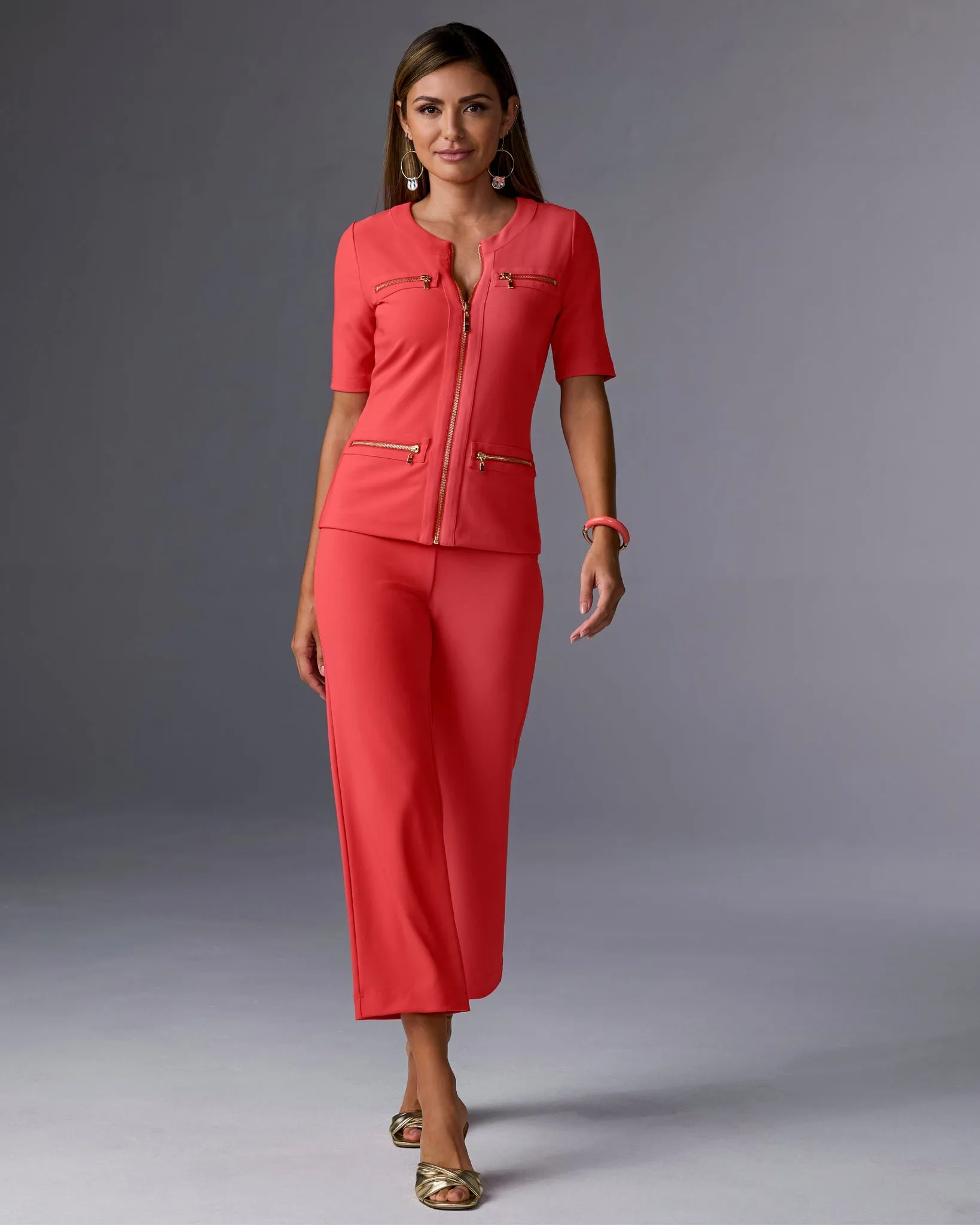 Beyond Travel Cropped Chic Coordinates Cayenne sold by Boston Proper