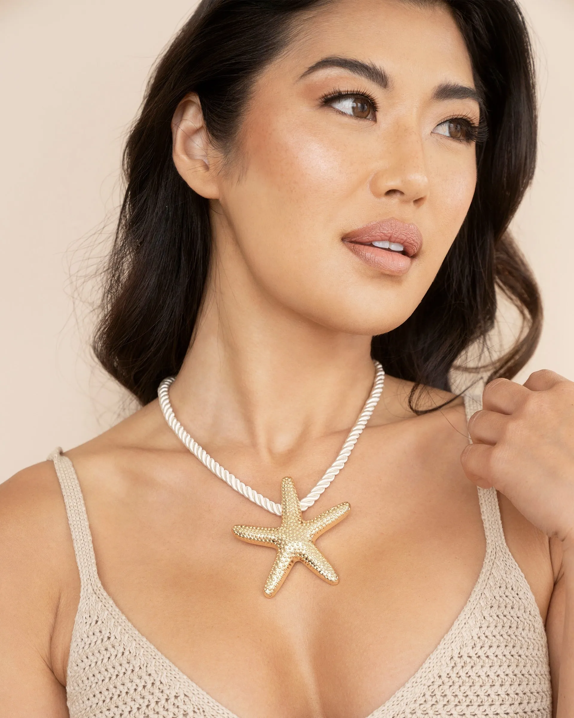 Starfish Statement Pendant Necklace sold by Boston Proper product image thumbnail 4