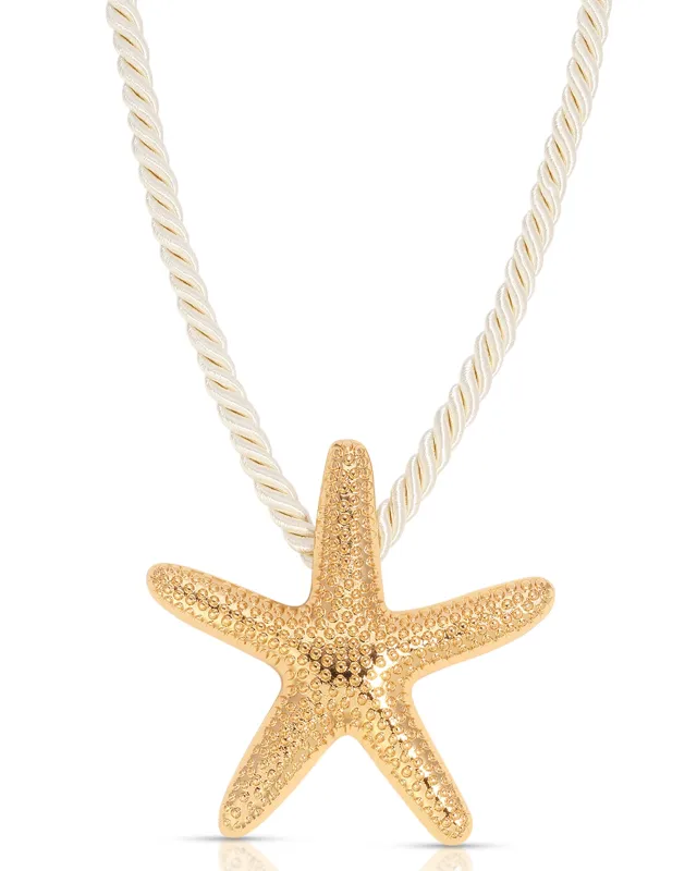 Starfish Statement Pendant Necklace sold by Boston Proper
