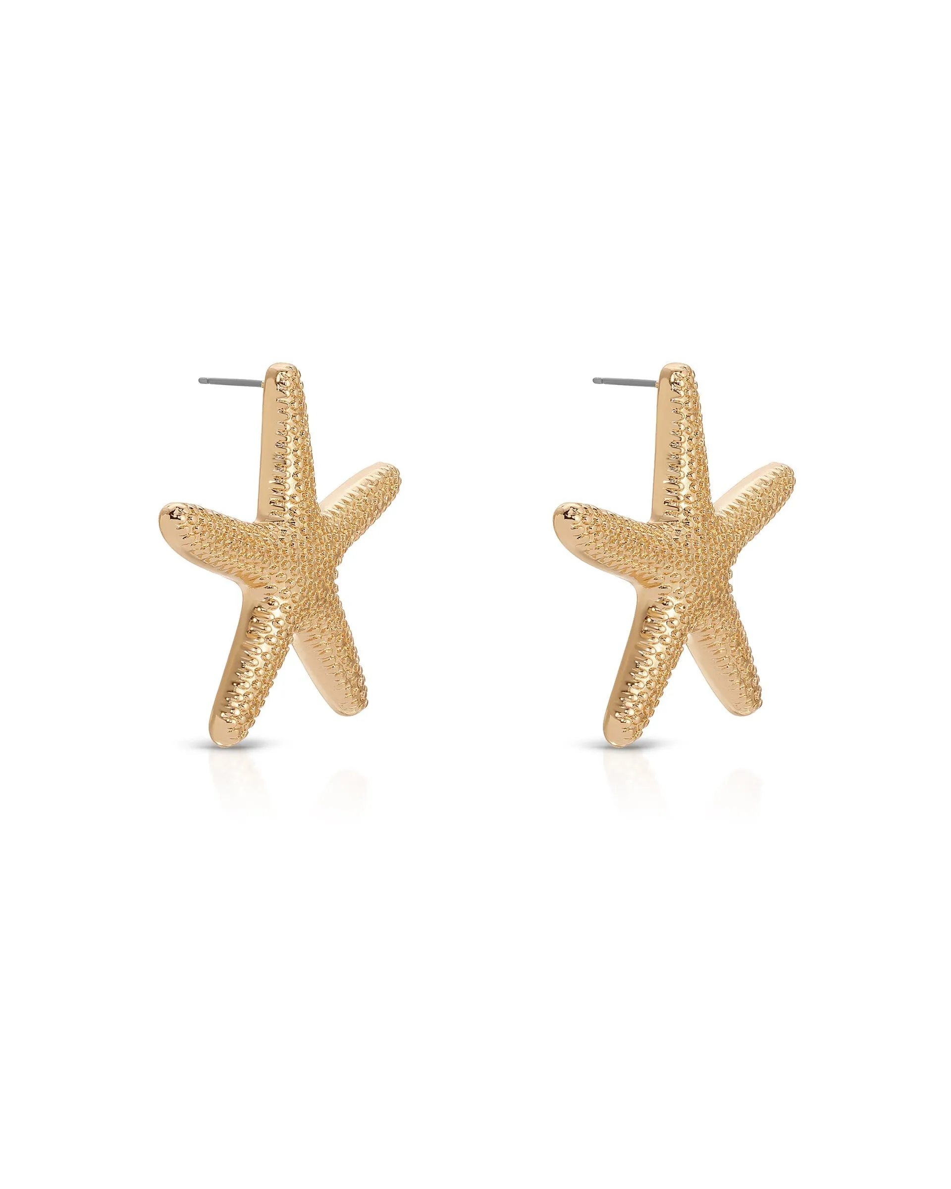 Statement Starfish Stud Earrings sold by Boston Proper product image thumbnail 3